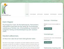 Tablet Screenshot of karinwagner-psychologischercoach.de